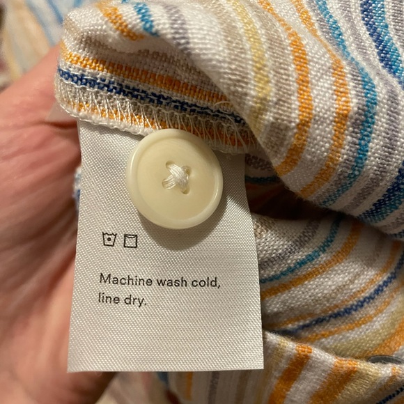 Reformation Tahiti Linen Striped Pants - Picture 7 of 7